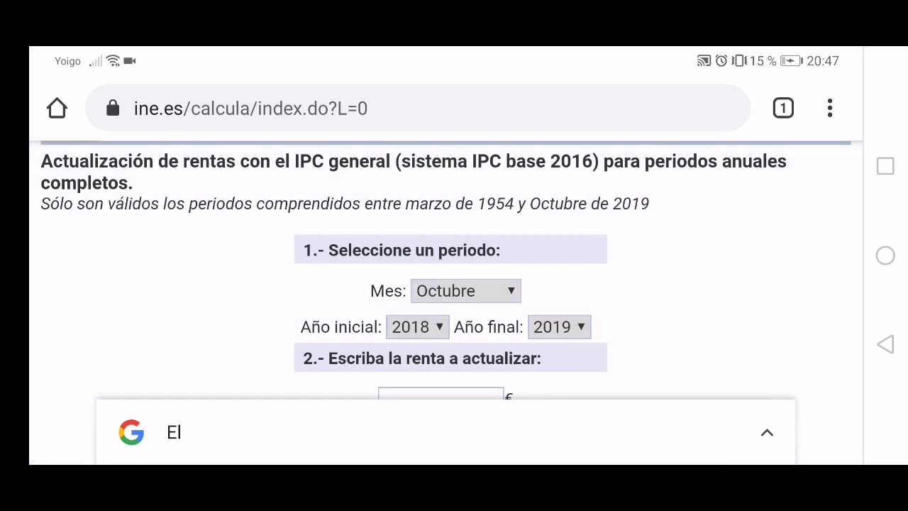 INE para actualizar la renta en España: cómo calcular la subida del alquiler paso a paso