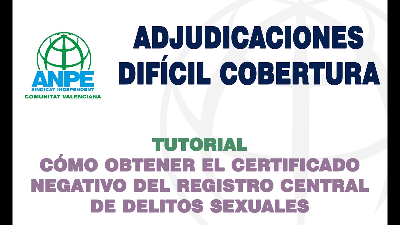 Certificado negativo de delitos sexuales en España: qué es, cómo pedirlo y para qué sirve