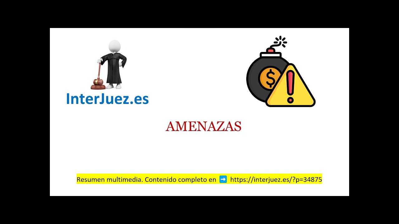 Amenaza condicional en España: qué es, cuándo es delito y penas