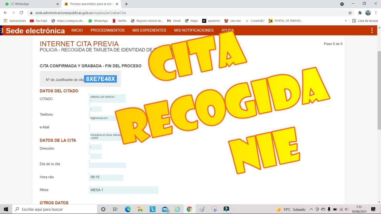 Pedir cita para recoger el NIE en España: cómo reservarla paso a paso