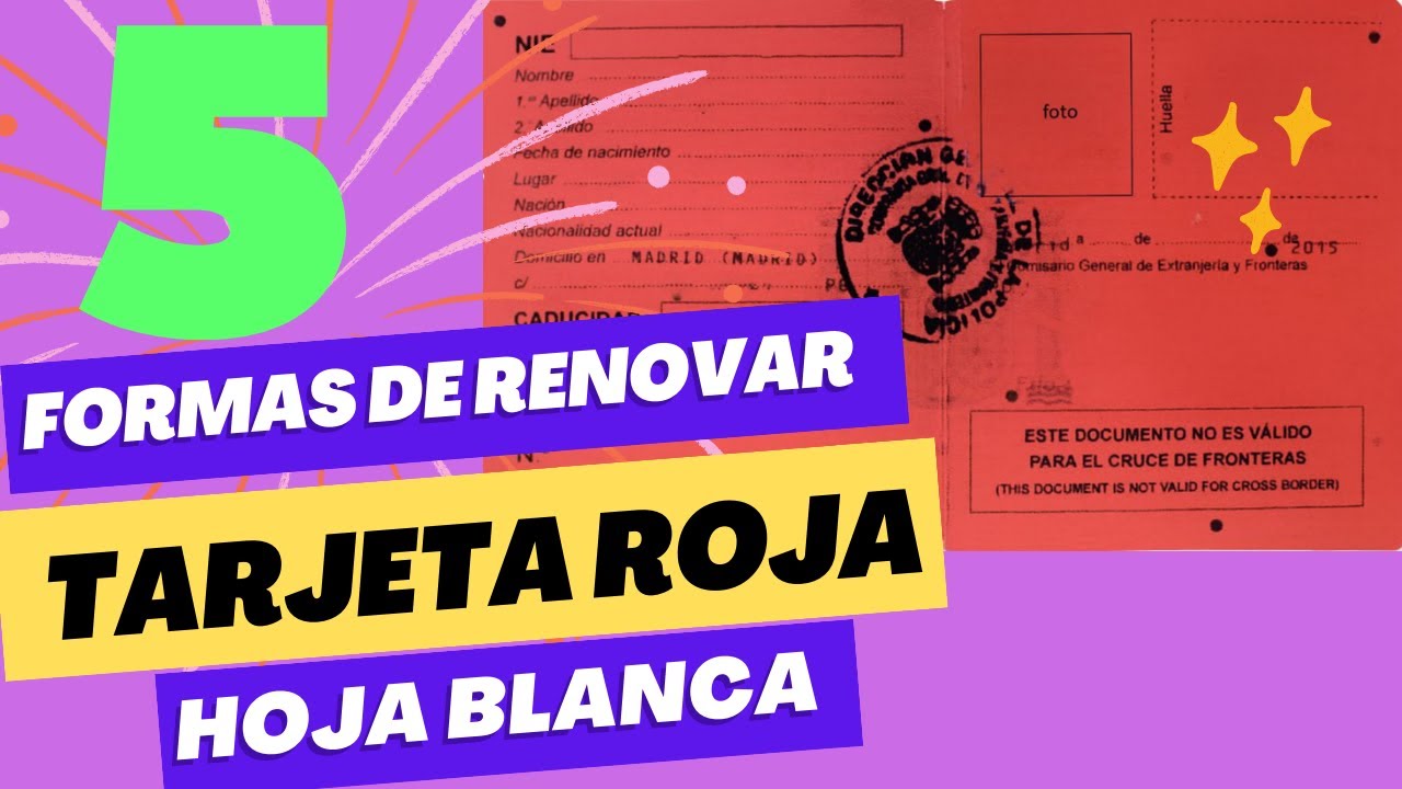 Renovar la tarjeta roja de asilo en España: requisitos, plazos y cómo hacerlo