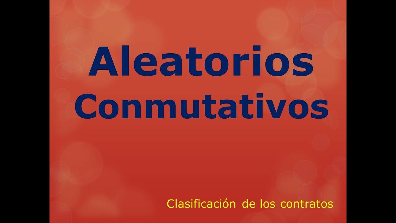 Contrato conmutativo en España: qué es, características y ejemplos