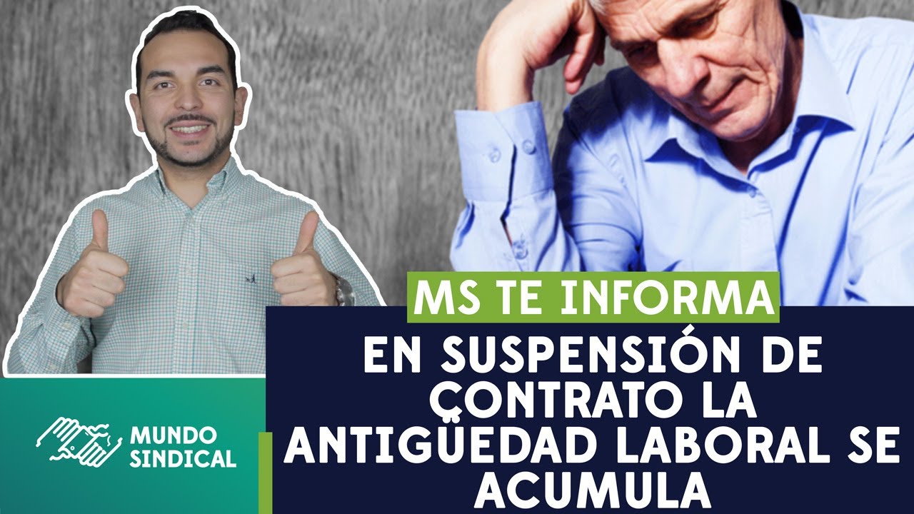 ¿La suspensión de empleo y sueldo afecta a la antigüedad en España?