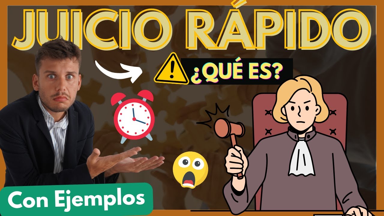 Delitos en juicio rápido en España: qué son, qué delitos se tramitan y cómo defenderse