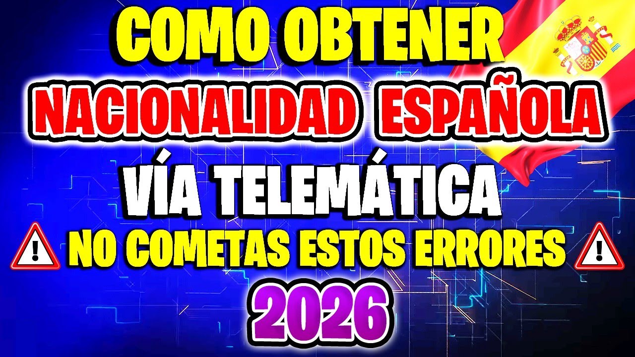 Nacionalidad por opción vía telemática en España: cómo solicitarla paso a paso
