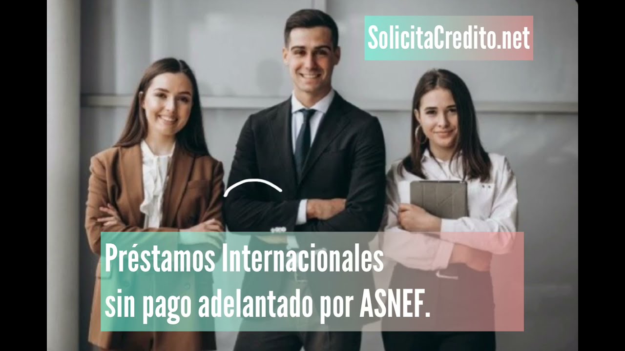 Préstamos personales internacionales sin pago adelantado con ASNEF en España