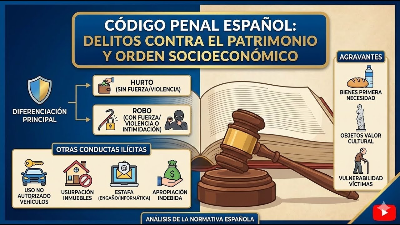 Delitos contra el orden socioeconómico en España: qué son y qué penas tienen