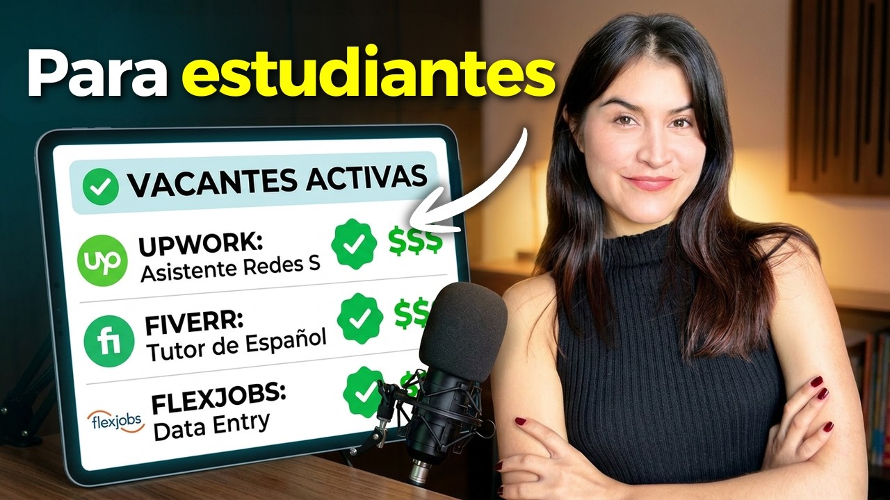 Trabajo remoto para estudiantes en España: opciones reales para compaginar estudios y ganar dinero