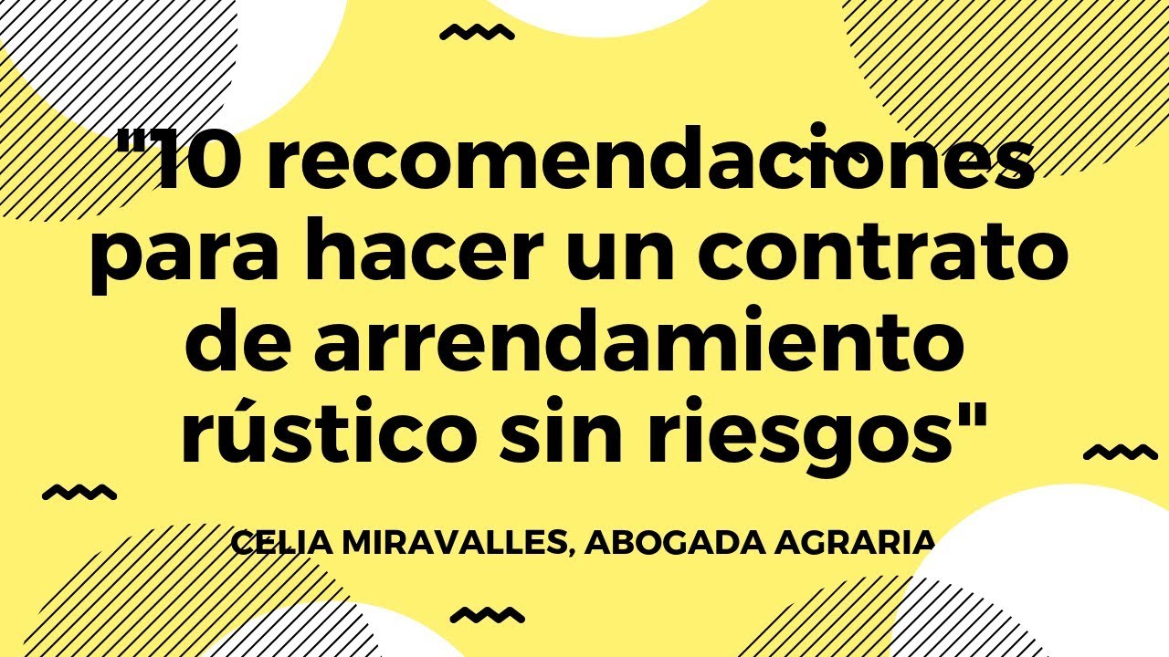 Contrato de alquiler de finca rústica en España: modelo, requisitos y claves legales