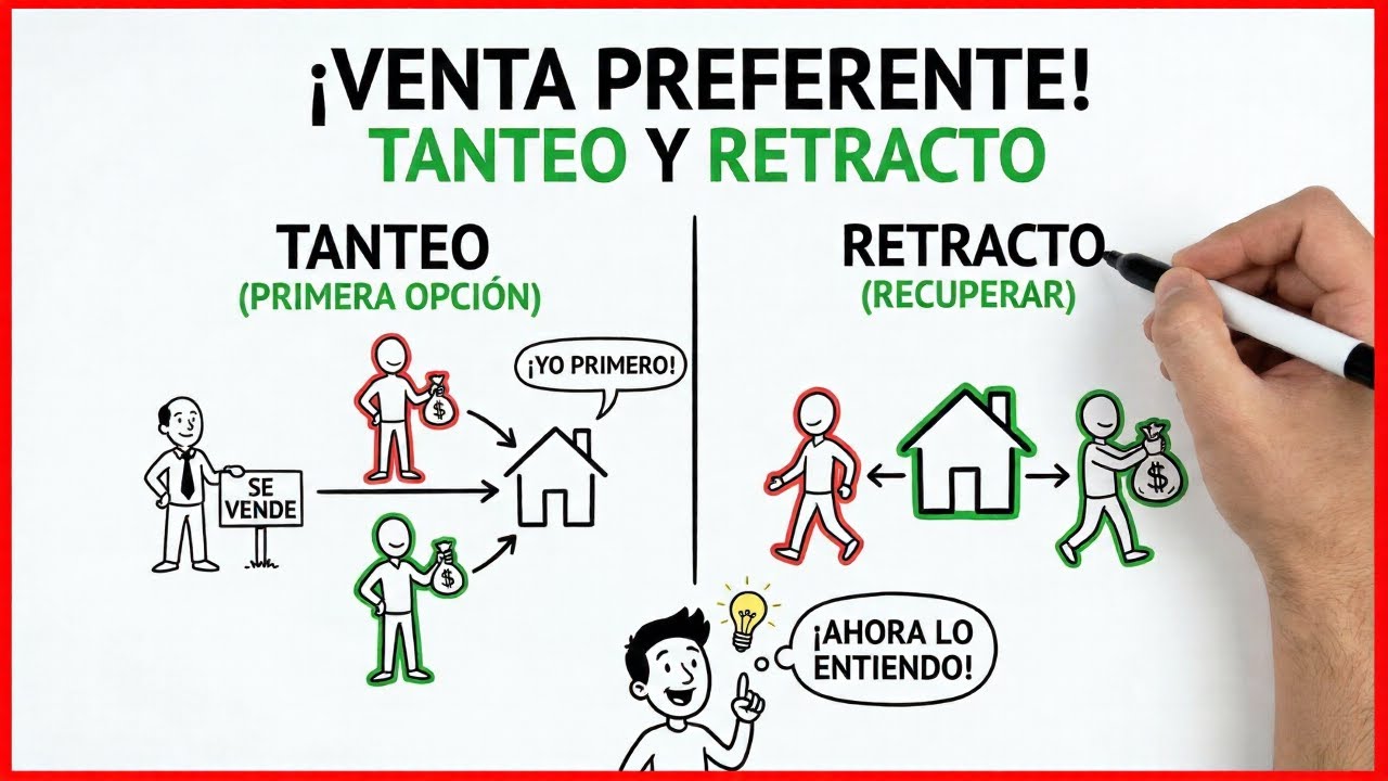 Diferencia entre tanteo y retracto en España: qué son y cuándo se aplican