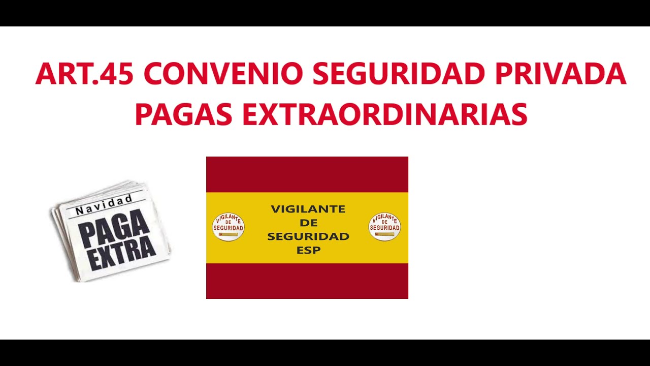 Paga extra en la seguridad privada en España: cuándo se cobra, cuánto corresponde y qué dice el convenio